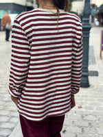 Charger l'image dans la galerie, Tee shirt TINO Bordeaux
