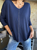 Charger l'image dans la galerie, Pull doux MARCO Marine

