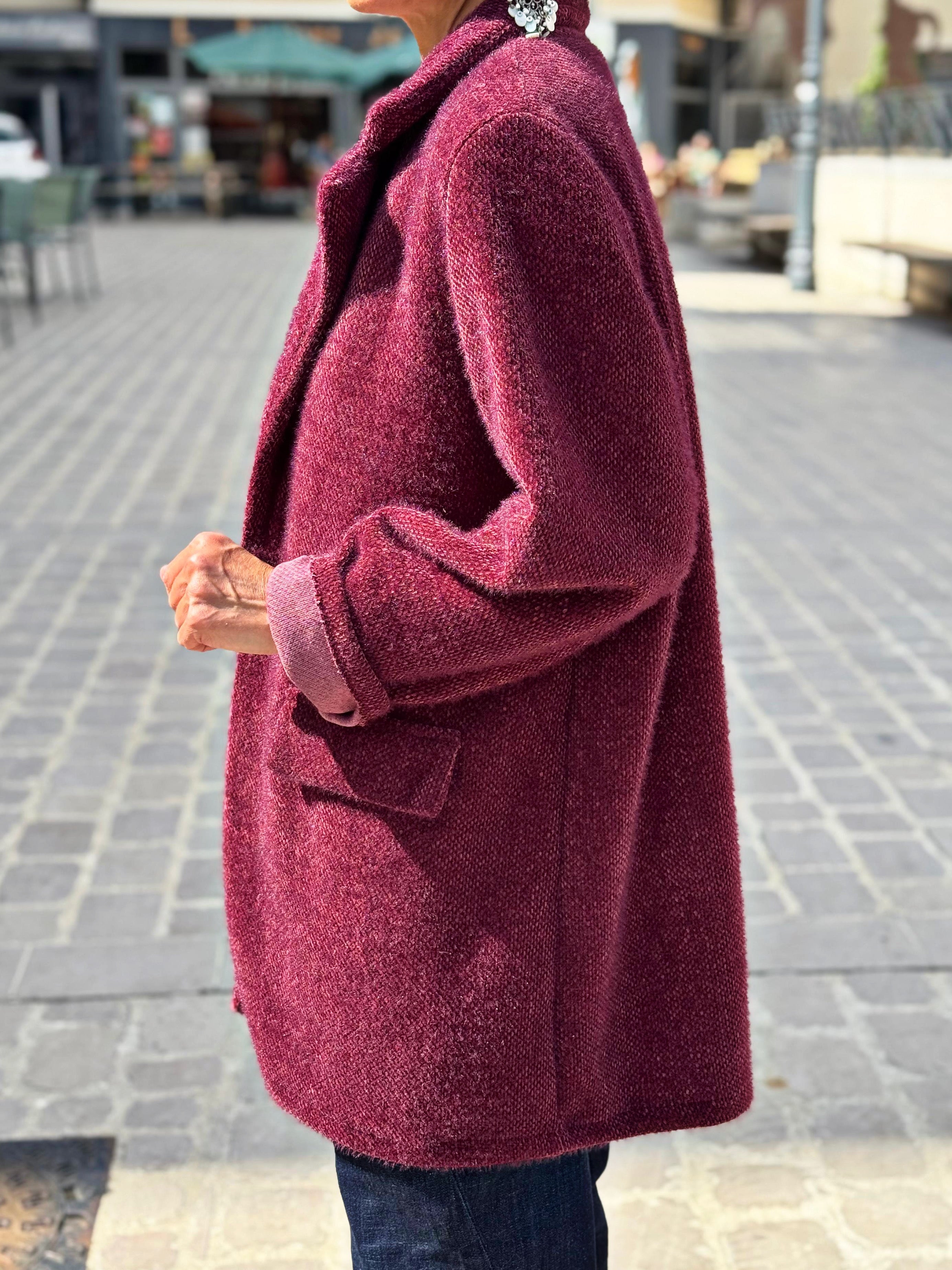 Manteau VIRGIL Bordeaux