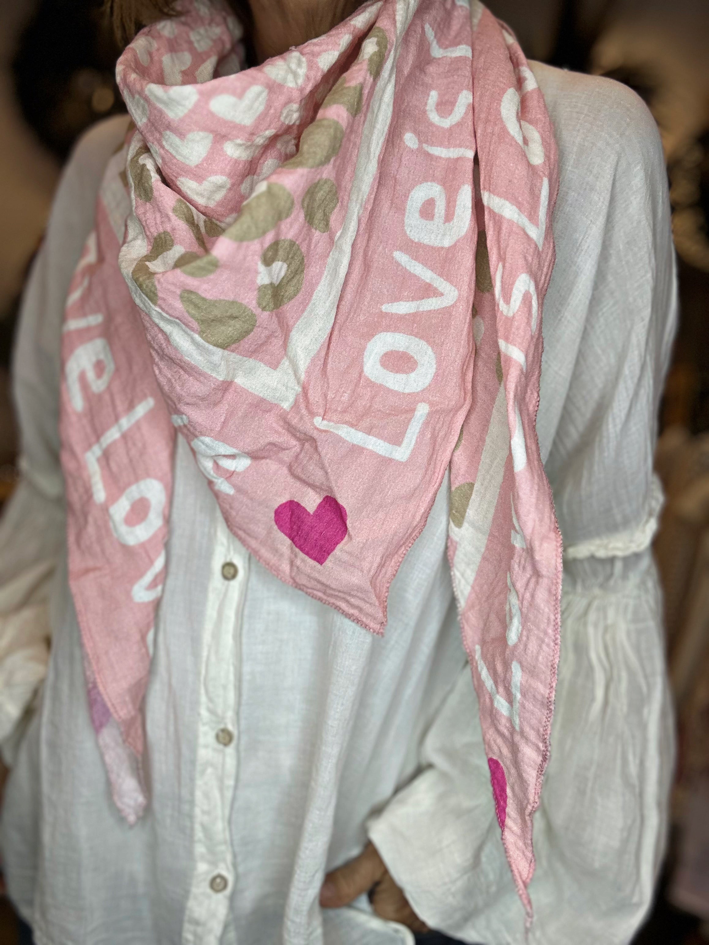 Foulard LOVE Rose
