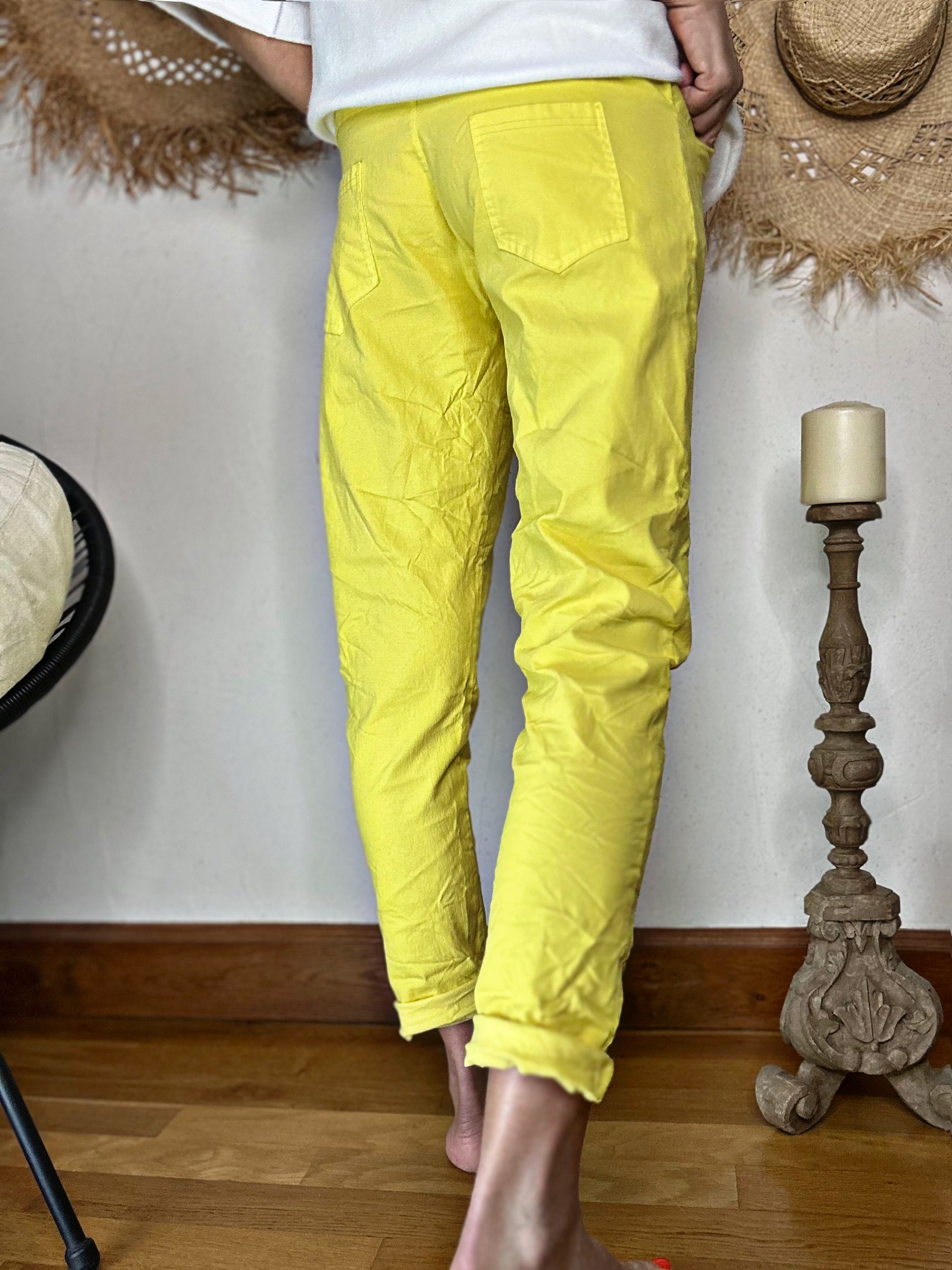 Pantalon magique TALLY Jaune