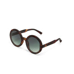 Charger l'image dans la galerie, Lunettes de soleil MONICA havana verres vert - OKKIA
