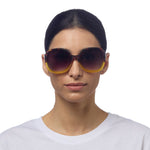 Charger l'image dans la galerie, Lunettes de soleil ANNA havana jaune - OKKIA
