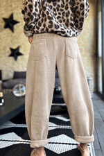 Charger l'image dans la galerie, Pantalon velours cotelé souple ZAG Beige clair
