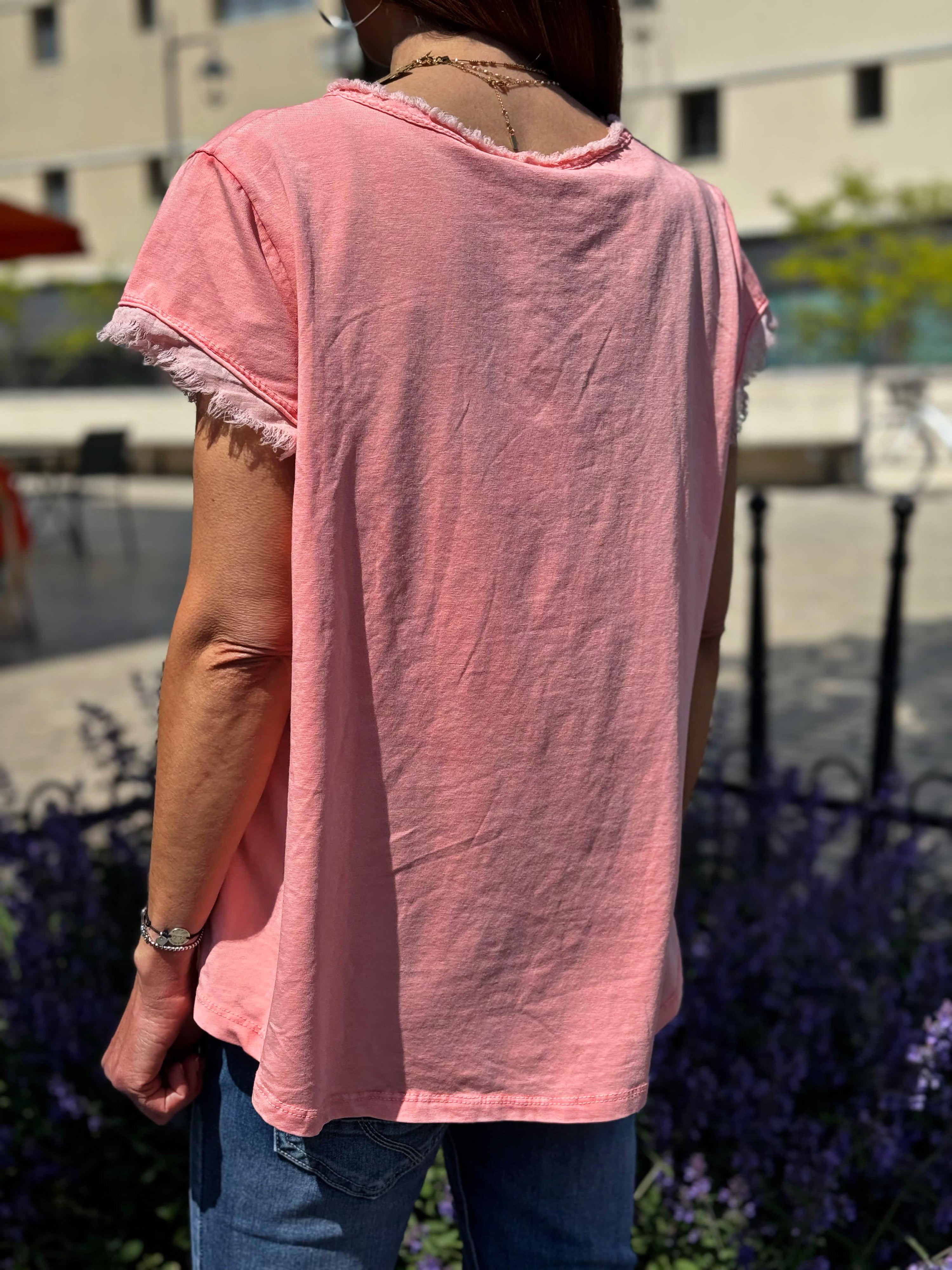 Tee shirt ST-TROPEZ Corail