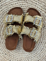 Charger l'image dans la galerie, Sandales ELVIRA Doré
