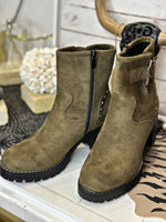 Charger l&#39;image dans la galerie, Boots STELLA Kaki

