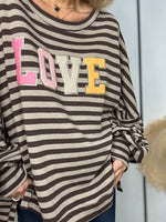 Charger l&#39;image dans la galerie, Sweat LOVE Choco
