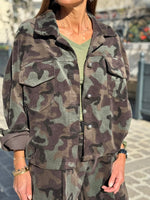 Charger l'image dans la galerie, Blouson velours MADDY Camouflage
