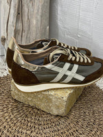 Charger l'image dans la galerie, Baskets ZELIE Marron - Corina
