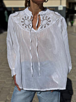 Charger l'image dans la galerie, Blouse NELISE Blanc
