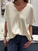 Charger l'image dans la galerie, Tee shirt uni LORIS Ecru
