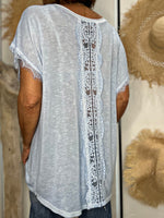 Charger l'image dans la galerie, Tee shirt FANNY Bleu ciel
