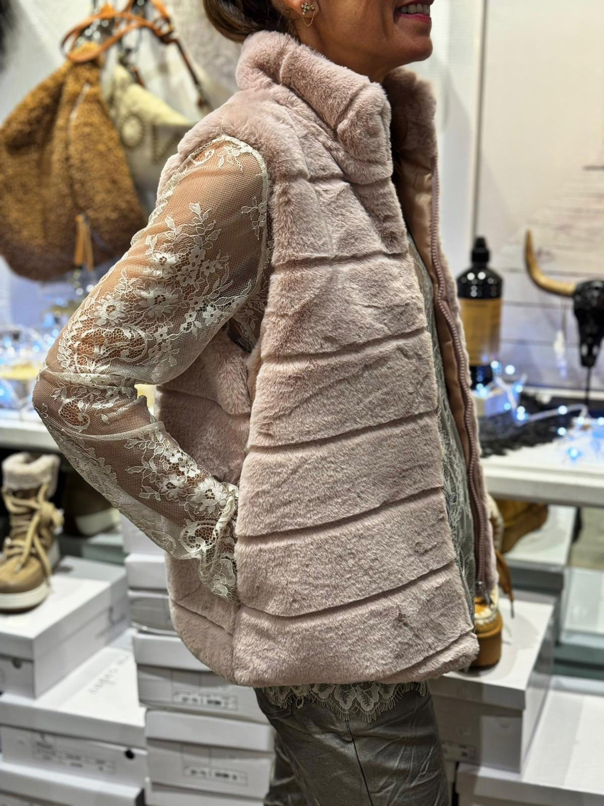 Gilet LIVO Rose clair