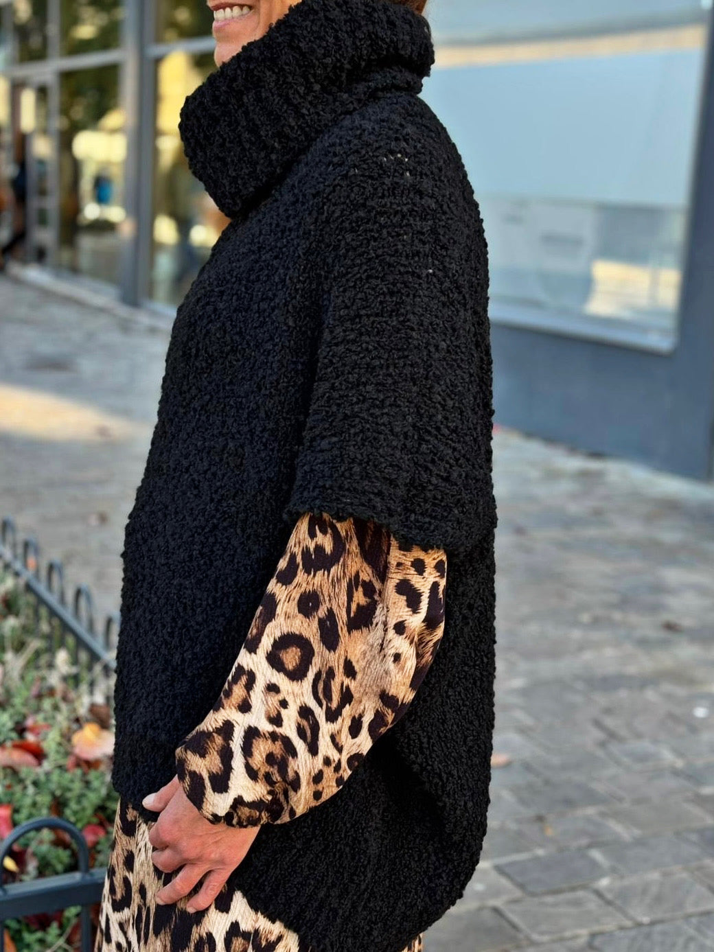 Pull sans manche BERNIE Noir