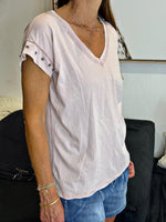 Charger l'image dans la galerie, Tee shirt Rose étoiles - SAMBA
