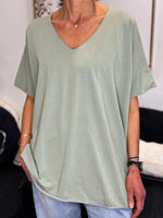 Charger l'image dans la galerie, Tee shirt uni LORIS Kaki
