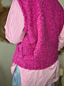 Gilet sans manche BAKARI Fuchsia