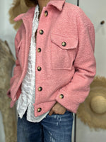 Charger l'image dans la galerie, Blouson bouclette GAB Rose
