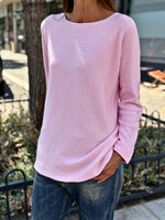 Charger l&#39;image dans la galerie, Pull doux LINO Rose
