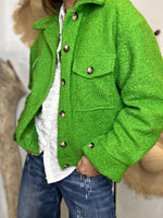 Charger l'image dans la galerie, Blouson bouclette GAB Vert
