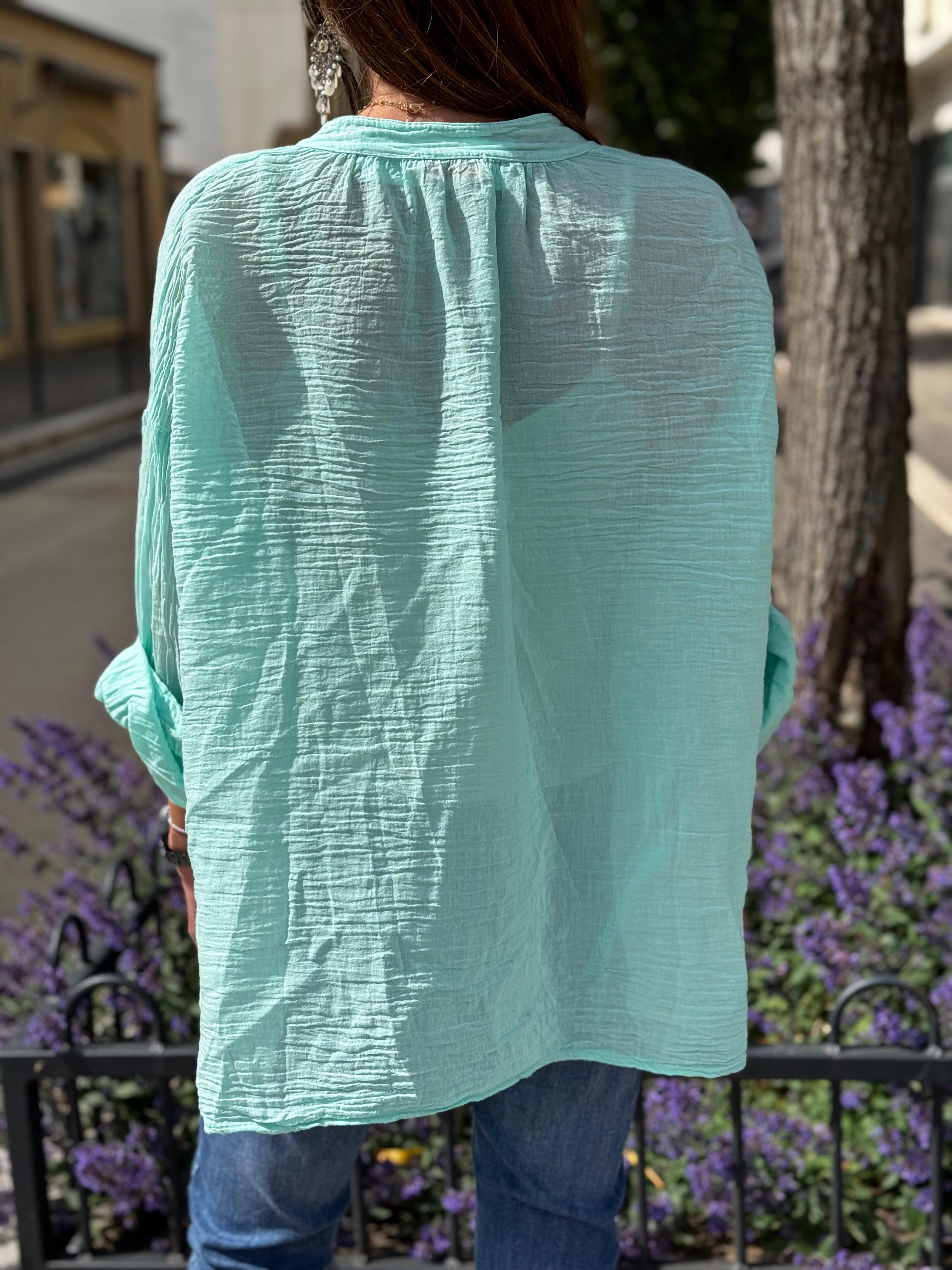 Chemise FABIOLA Aqua