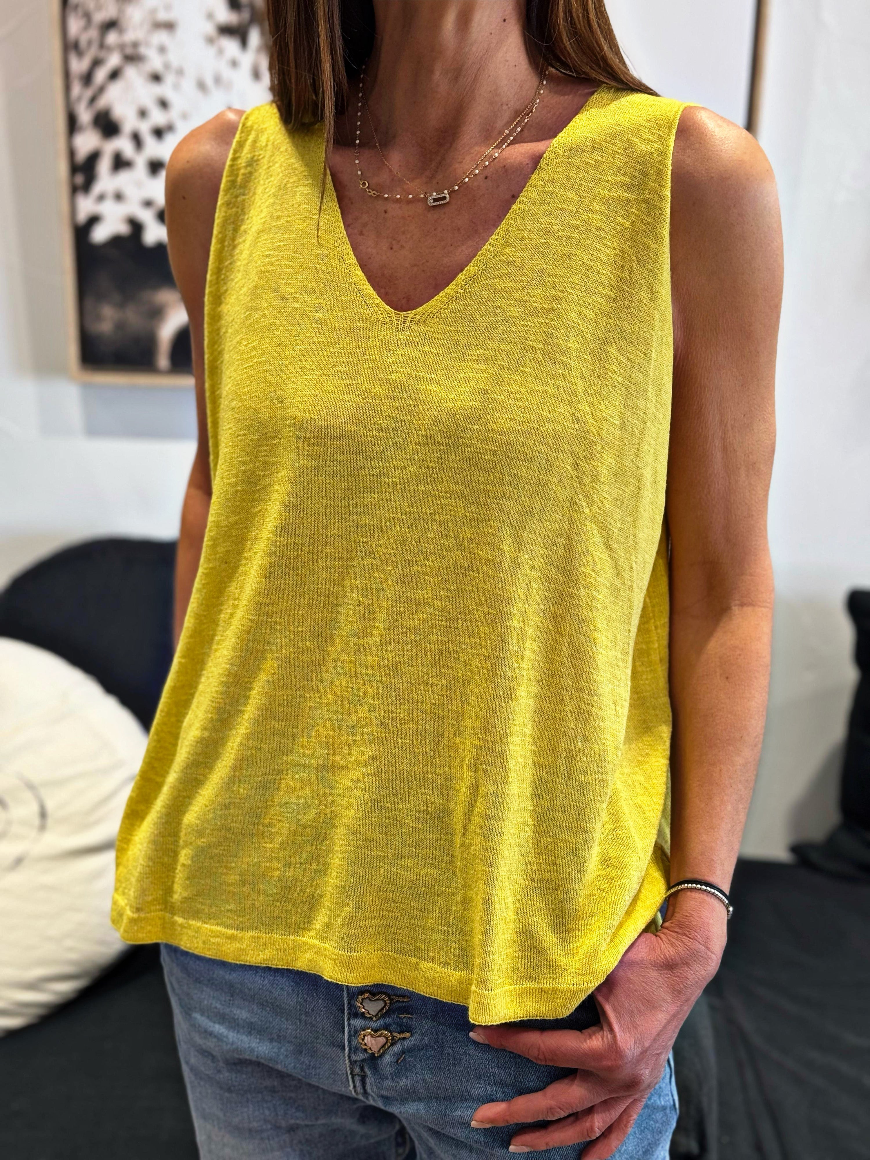 Debardeur LAGOS Jaune