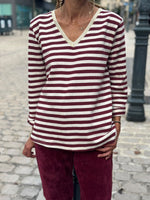 Charger l'image dans la galerie, Tee shirt TINO Bordeaux
