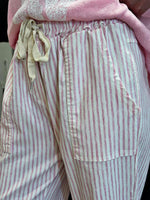 Charger l'image dans la galerie, Pantalon rayé rose LOUISON
