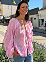 Charger l&#39;image dans la galerie, Chemise NINA Rose malabar
