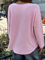 Charger l&#39;image dans la galerie, Pull doux LINO Rose
