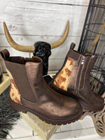 Charger l&#39;image dans la galerie, Boots VALERIA Choco
