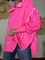 Charger l'image dans la galerie, Sweat SUNNY Rose fluo
