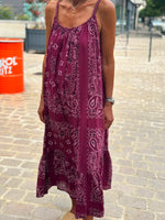 Charger l'image dans la galerie, Robe BANDANAS bordeaux
