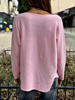 Charger l&#39;image dans la galerie, Pull doux TAO Rose
