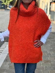 Pull sans manche BERNIE Orange