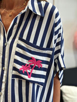 Charger l&#39;image dans la galerie, Chemise TAKE ME TO PARIS Marine
