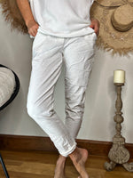 Charger l&#39;image dans la galerie, Pantalon magique TALLY Blanc
