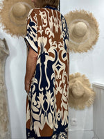 Charger l'image dans la galerie, Robe LILI Marine Choco
