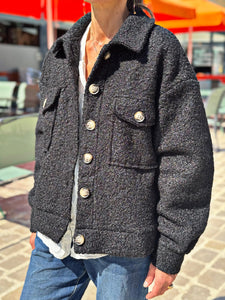 Blouson bouclette GAB Noir