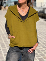 Charger l'image dans la galerie, Sweat sans manches VIKA Olive
