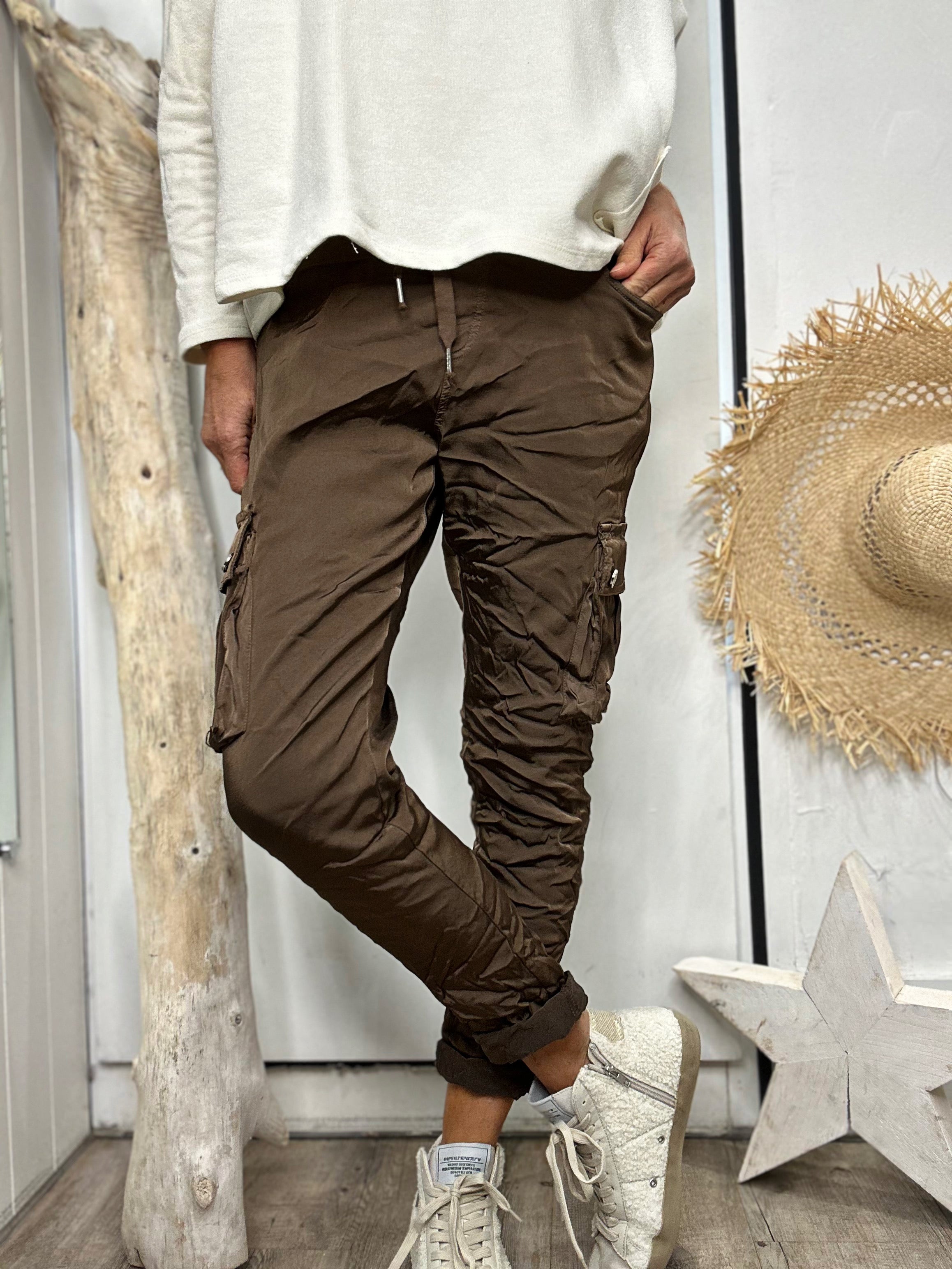Pantalon CARGO Choco