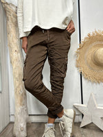 Charger l&#39;image dans la galerie, Pantalon CARGO Choco
