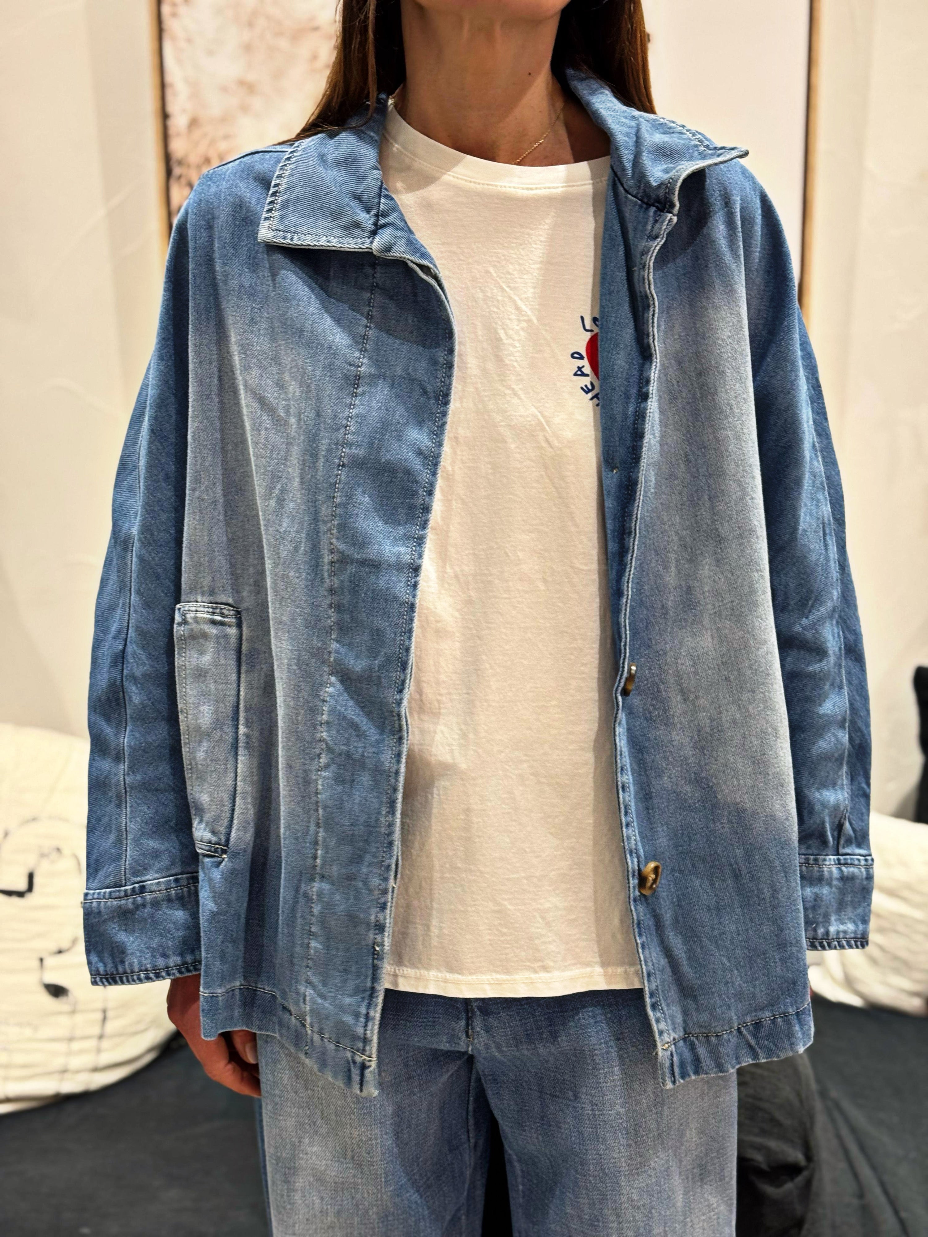 Veste/Blouson jeans DIEGO Bleu