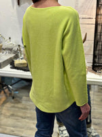 Charger l'image dans la galerie, Pull doux LINO Vert anis
