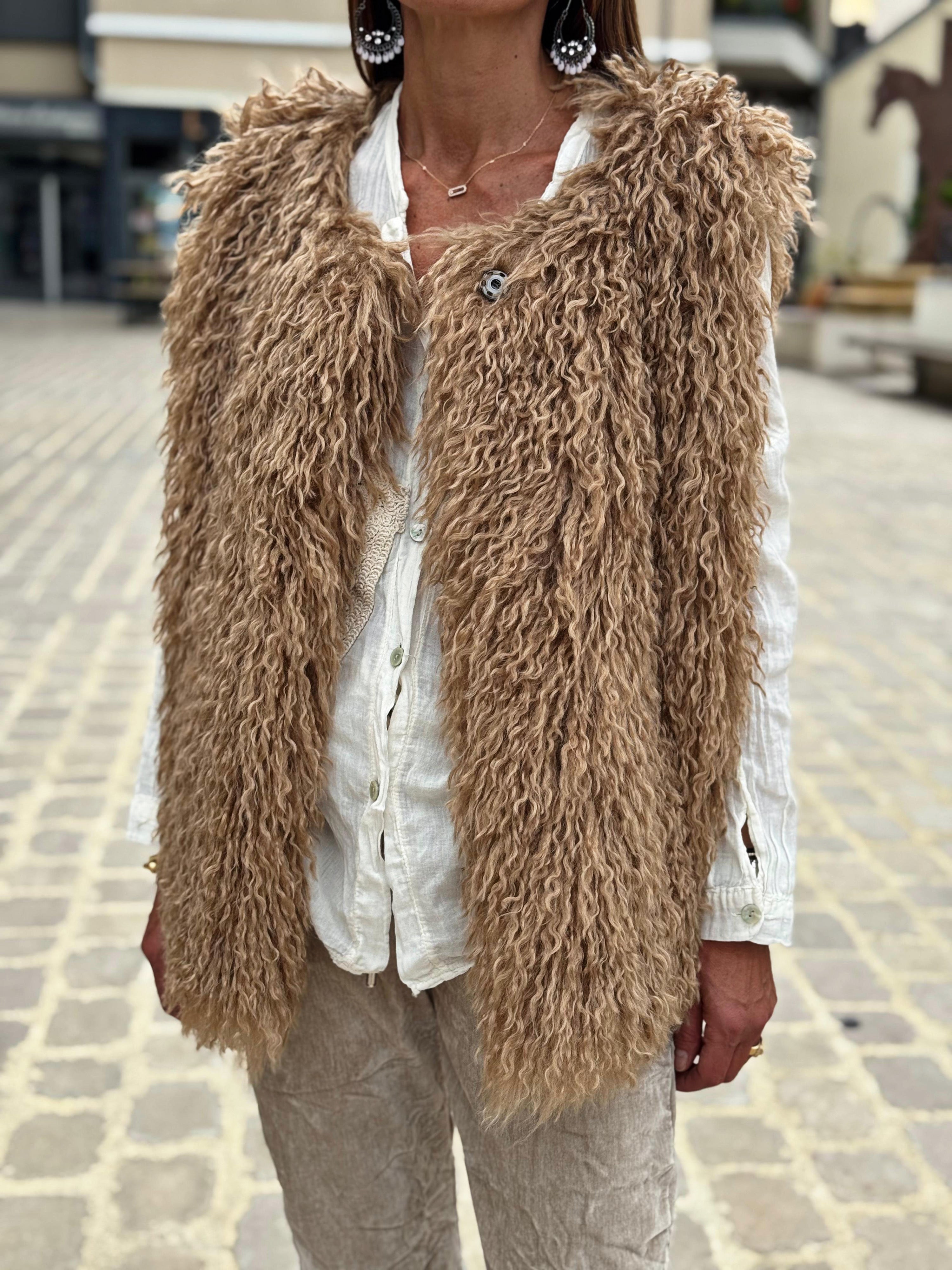 Gilet sans manche KIM Camel