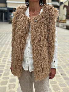 Gilet sans manche KIM Camel