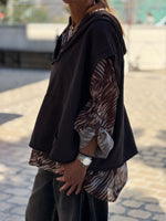 Charger l'image dans la galerie, Sweat sans manches VIKA Choco
