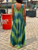 Charger l'image dans la galerie, Robe CASSANDRA Vert anis
