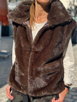 Charger l'image dans la galerie, Gilet sans manches CLEO Choco
